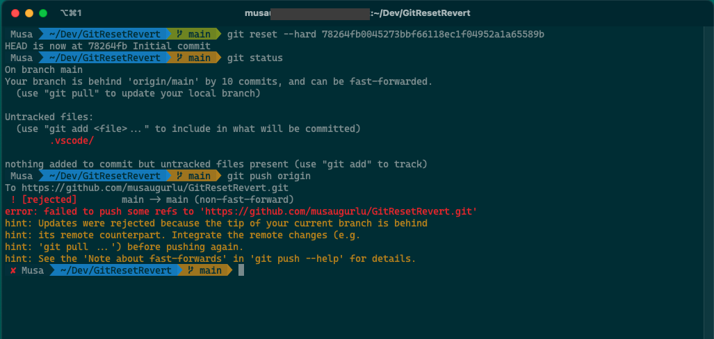Git revert life saver of the false committers musa ugurlu